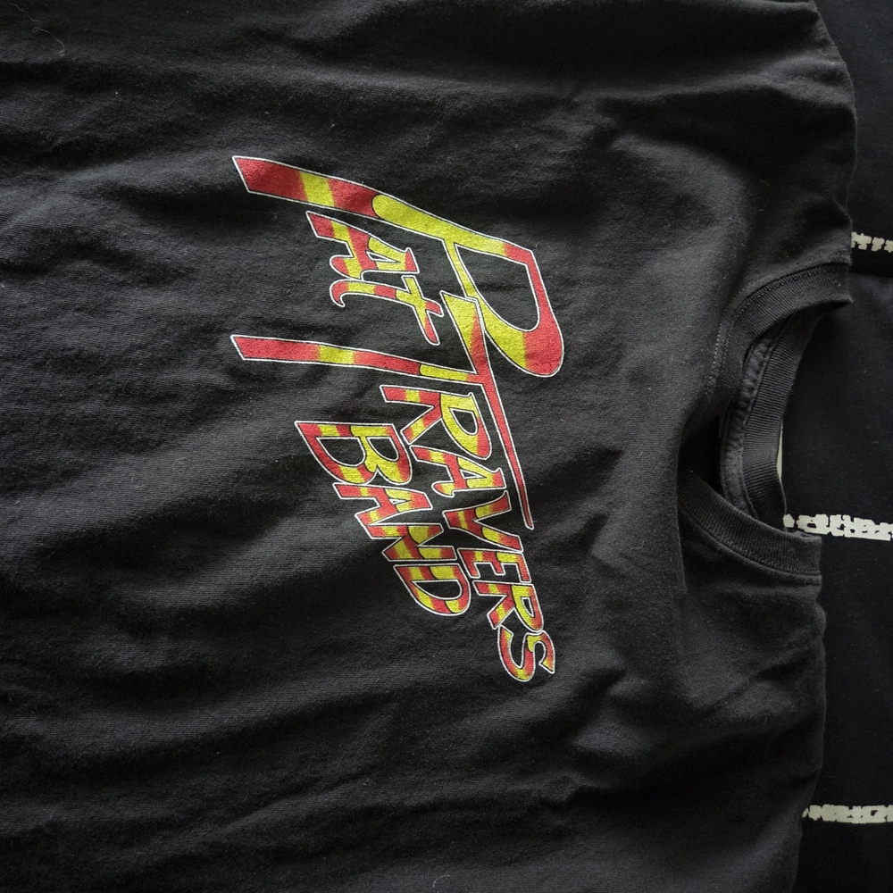 Black and Red Short Sleeve Tee with Vibrant Graphic